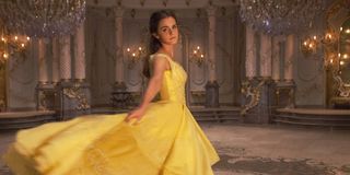 Beauty and the Beast Emma Watson in her yellow gown
