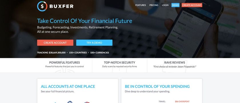 Buxfer personal finance