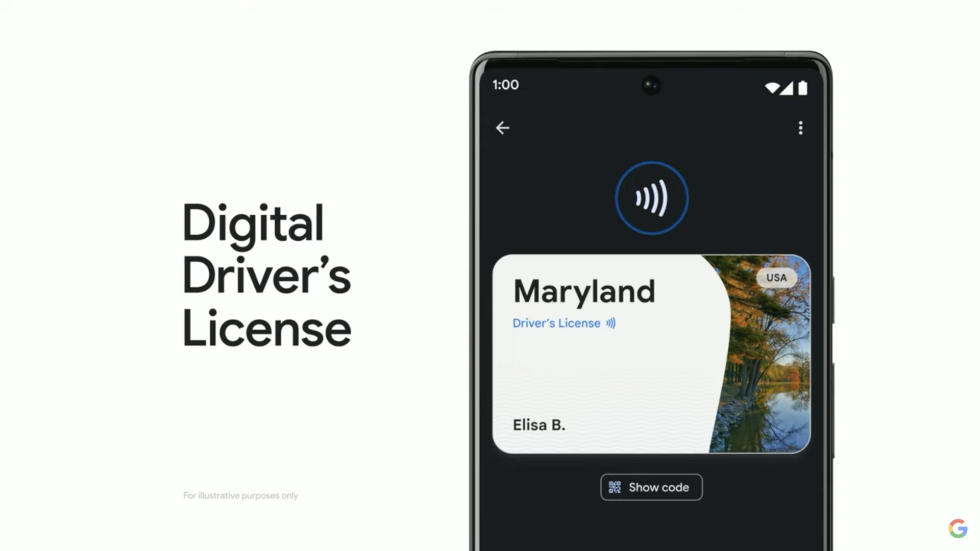 Digital Driver's license graphic