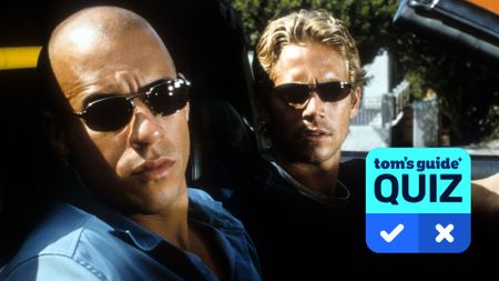 A photo of The Fast and The Furious with Tom's Guide Quiz graphic overlaid