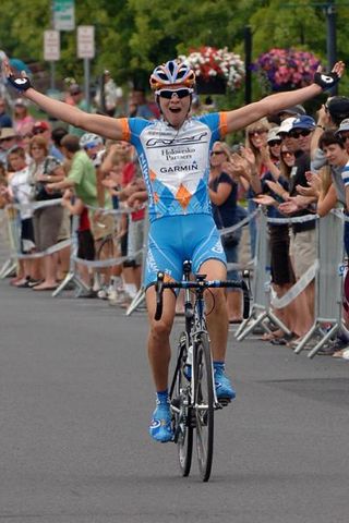 Alex Howes soloed to victory in the U23 criterium, his second national championship of the week.