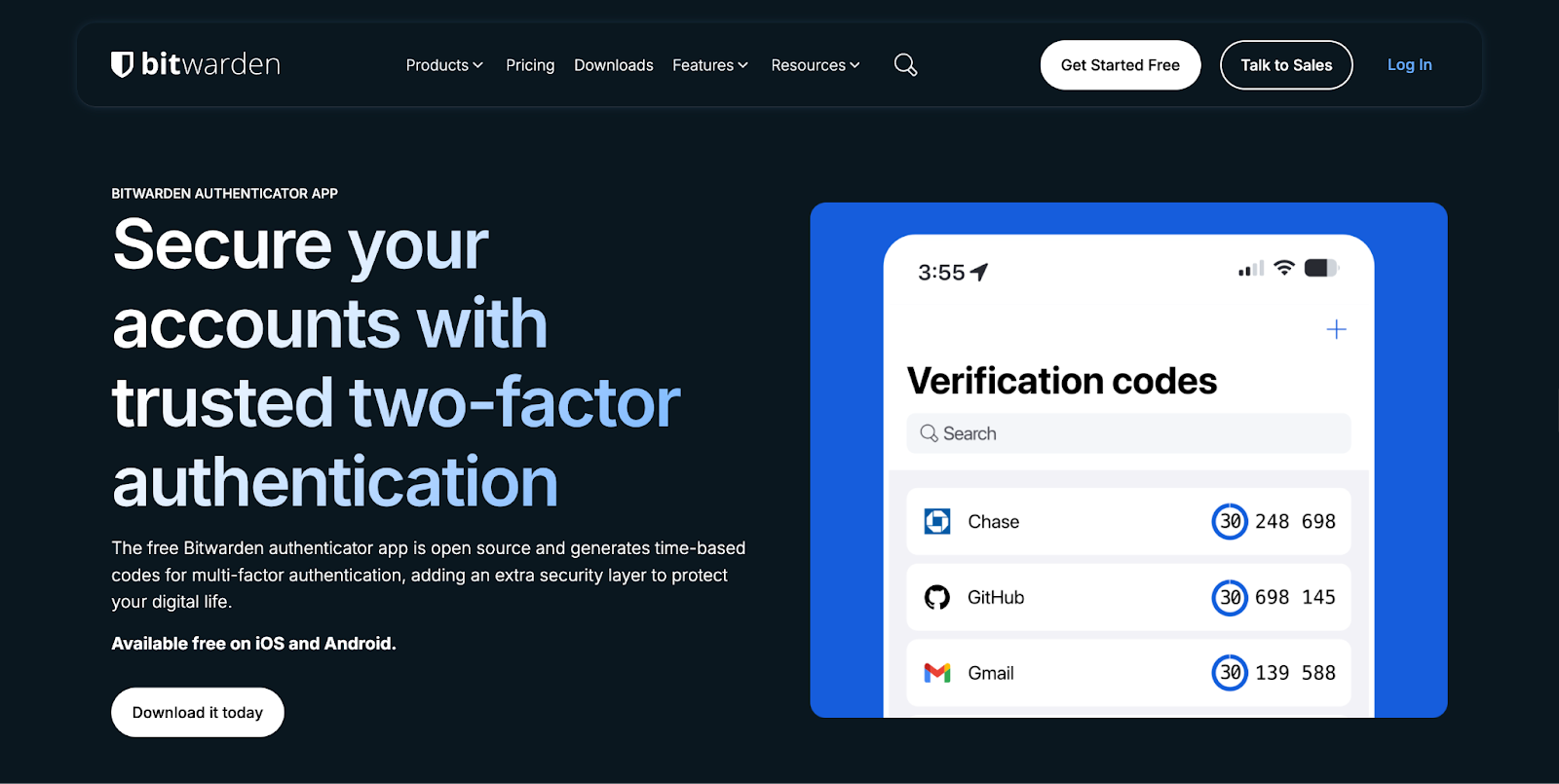 Bitwarden authenticator app