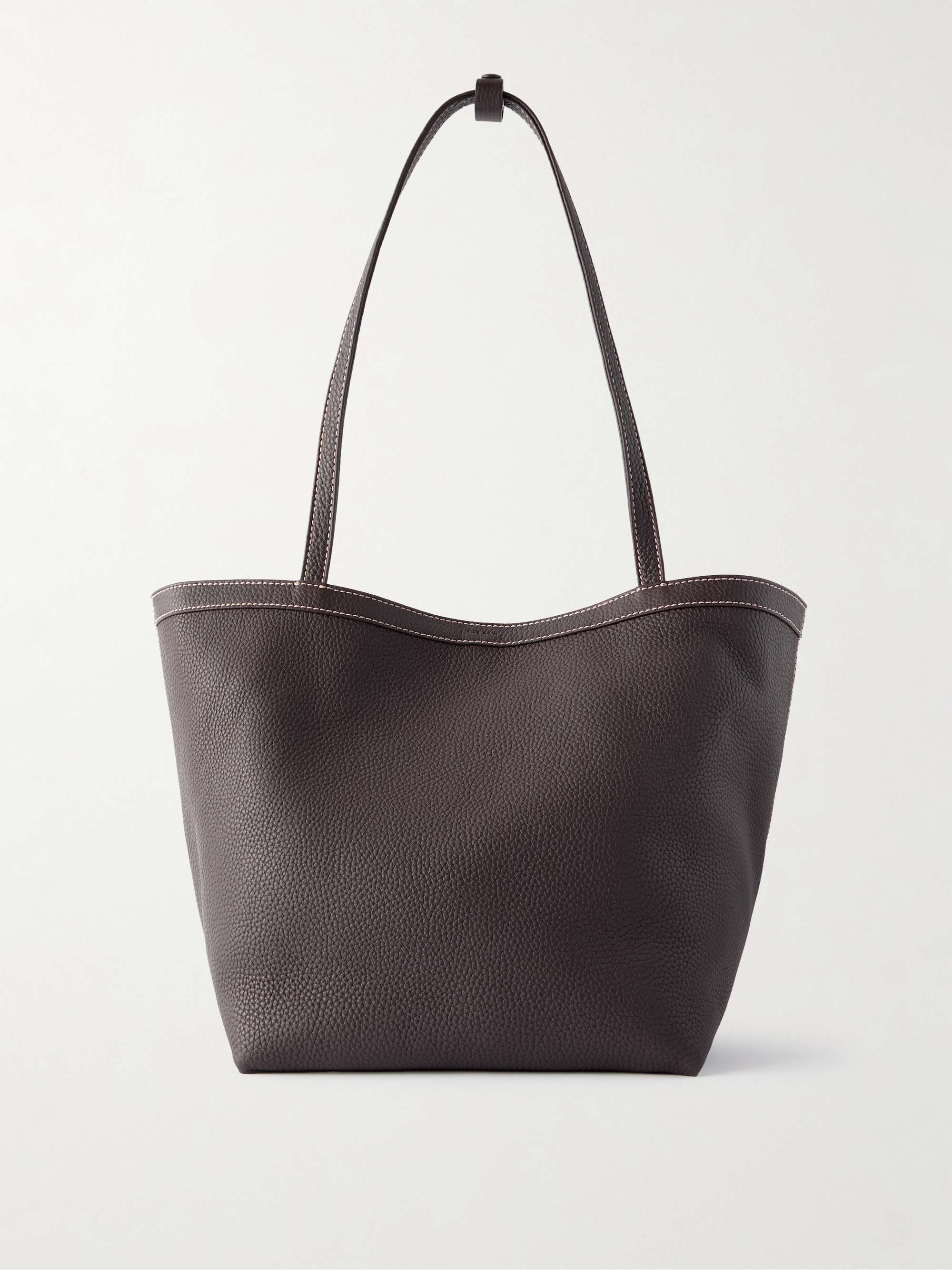 Park Small Textured-Leather Tote
