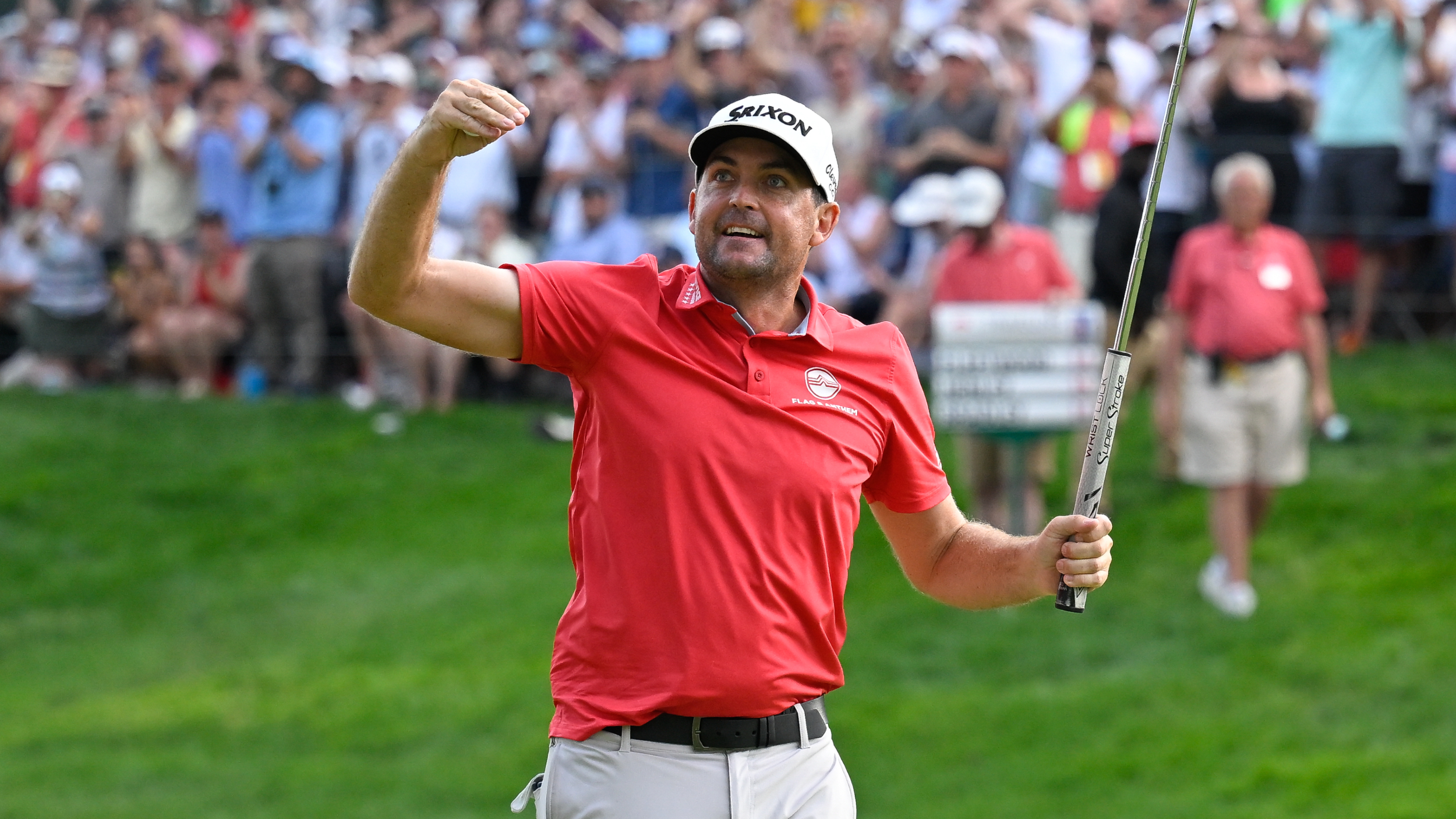 Keegan Bradley at the Travelers Championship