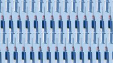 Vaccine syringes.