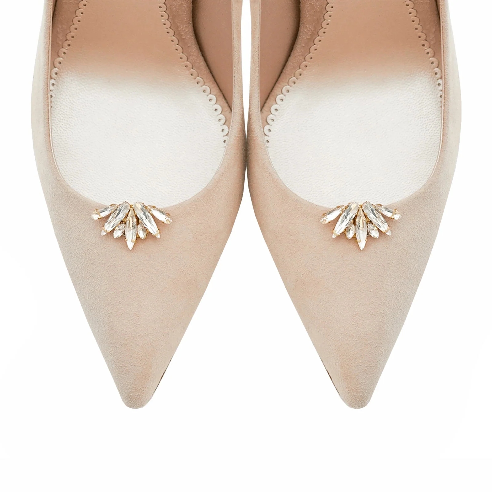 Emmy London Lotus Cluster Shoe Clips