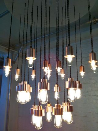 Wired hanging lights