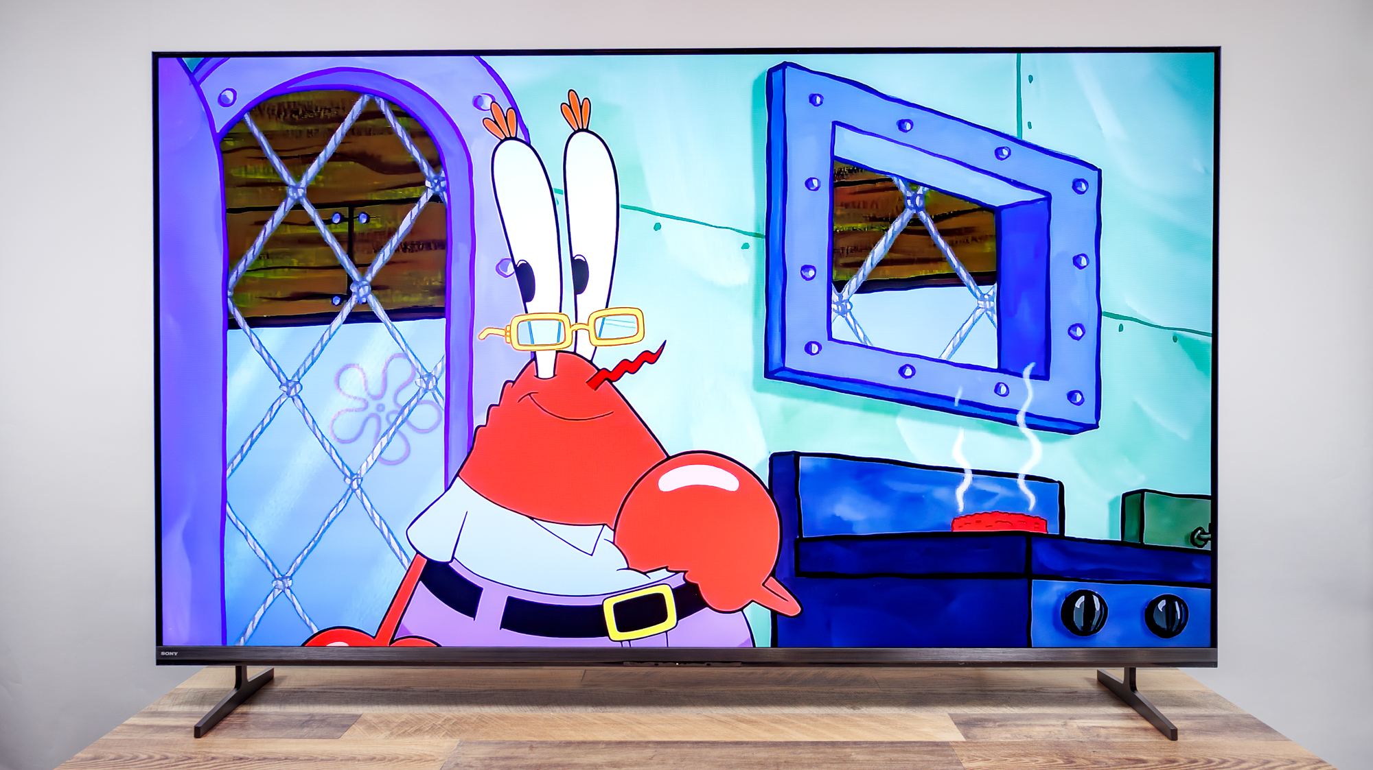 A Sony Bravia 3 II TV on a desk