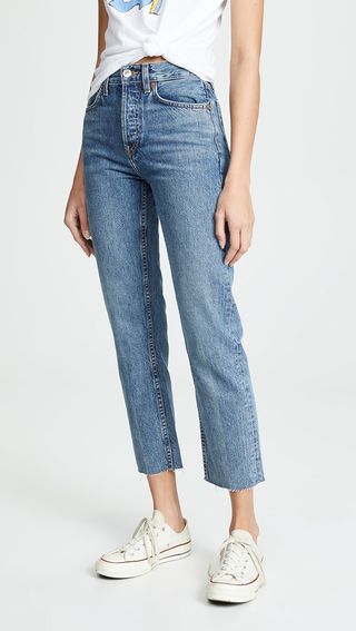 RE/DONE + High Rise Skinny Jeans