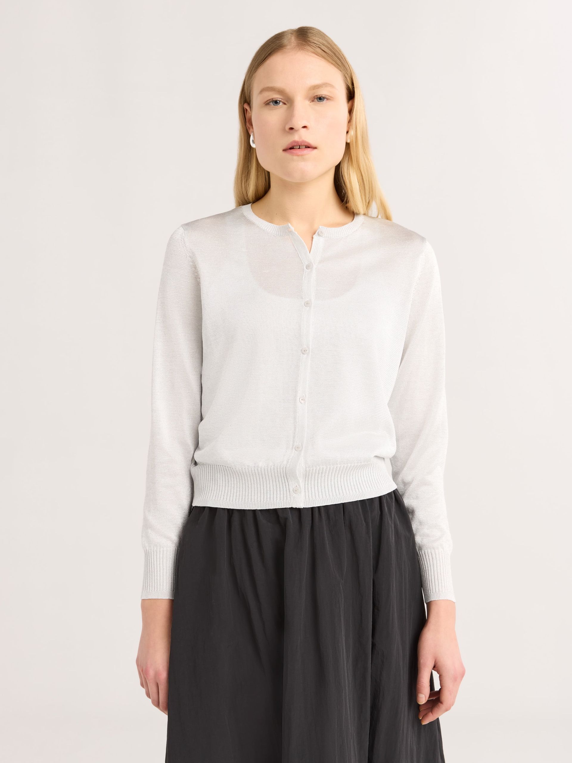 Scoop, Shrunken Cardigan Sweater