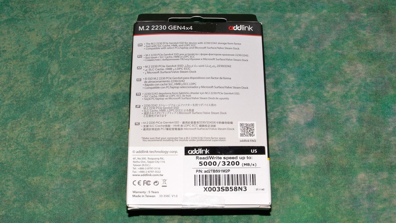 Addlink S91 SSD