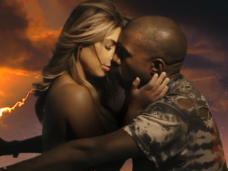 Kim Kardashian stars in Kanye West's Bound 2 video