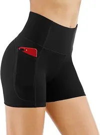 The Gym People High Waist Yoga Shorts (Women's)
