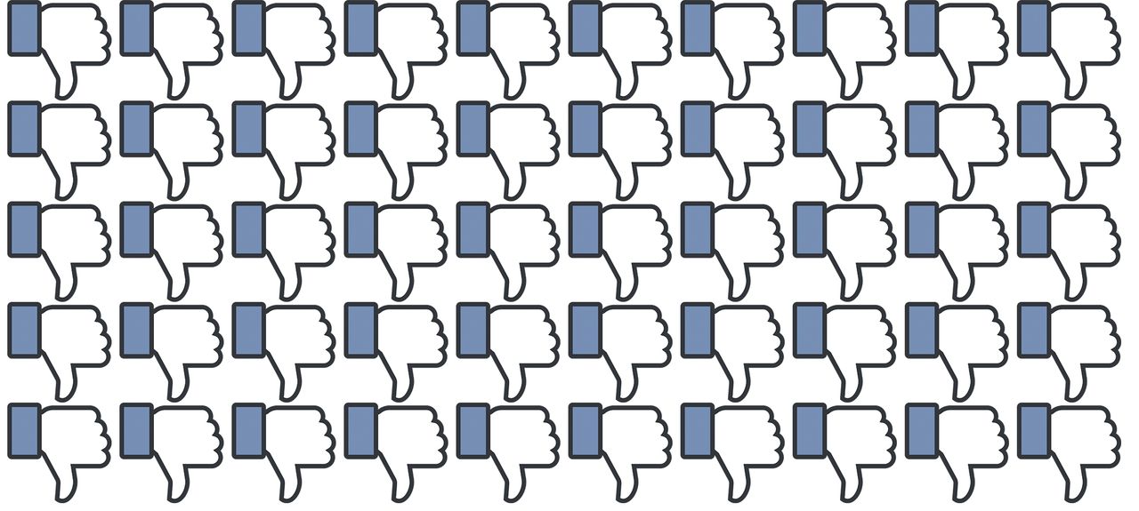 Editorial cartoon U.S. GOP Debate Facebook Dislike Button