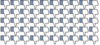 Editorial cartoon U.S. GOP Debate Facebook Dislike Button