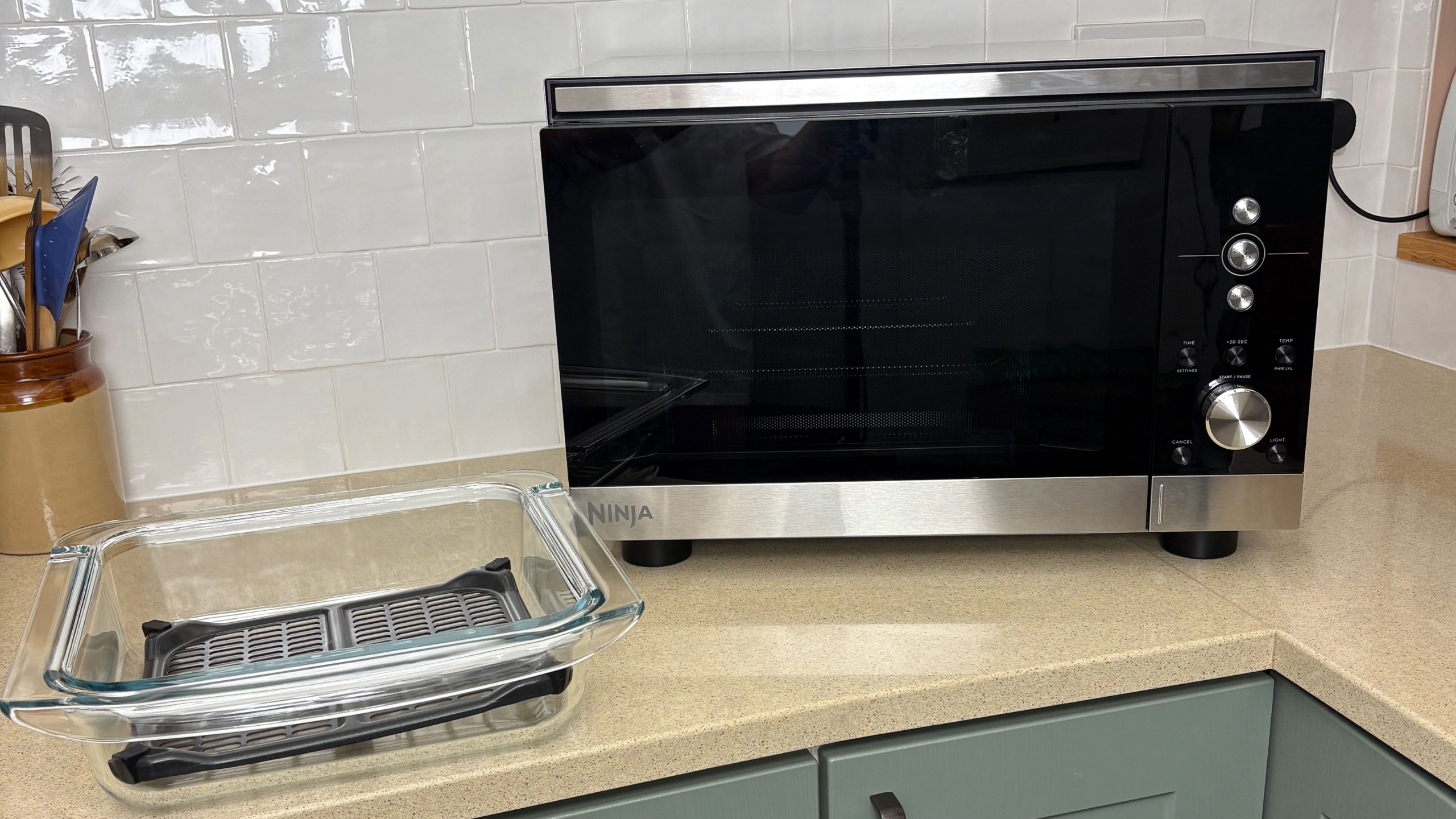 Testing the Ninja Crispi Microwave Air Fryer combo 