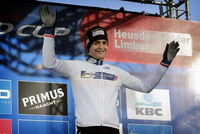 Wietse Bosmans extended his World Cup lead with a victory at Zolder