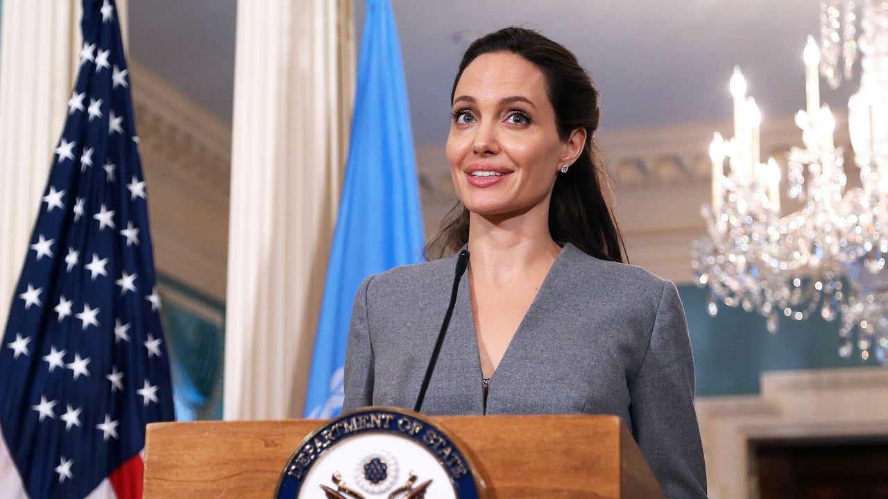 Secretary Of State John Kerry Meets with UN High Commissioner For Refugees Special Envoy Angelina Jolie