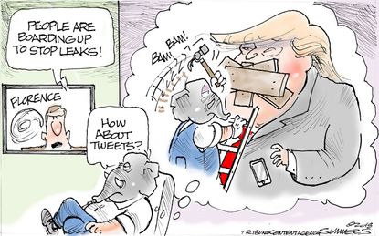 U.S. Trump tweets Hurricane Florence