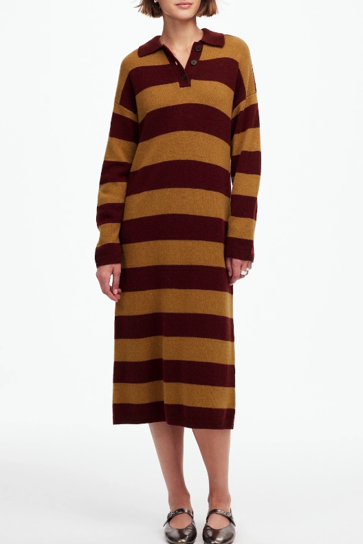 Madewell, Relaxed Sweater Dress in Stripe