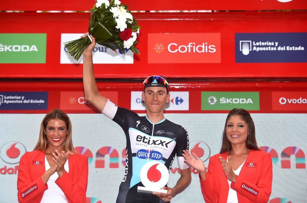 Most aggressive rider on stage 10 was Carlos Verona (Etixx-Quick Step)