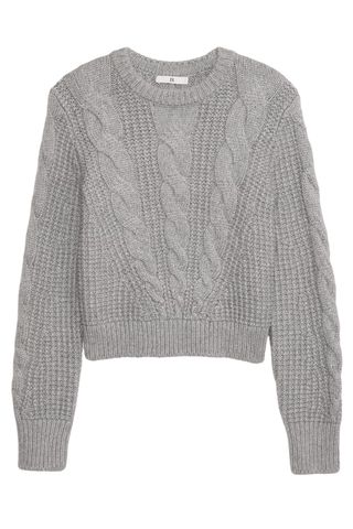 Banana Republic Cotton-Blend Cable-Knit Sweater (Was $140) 