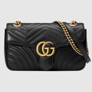 Gucci, GG Marmont Small Matelassé Shoulder Bag