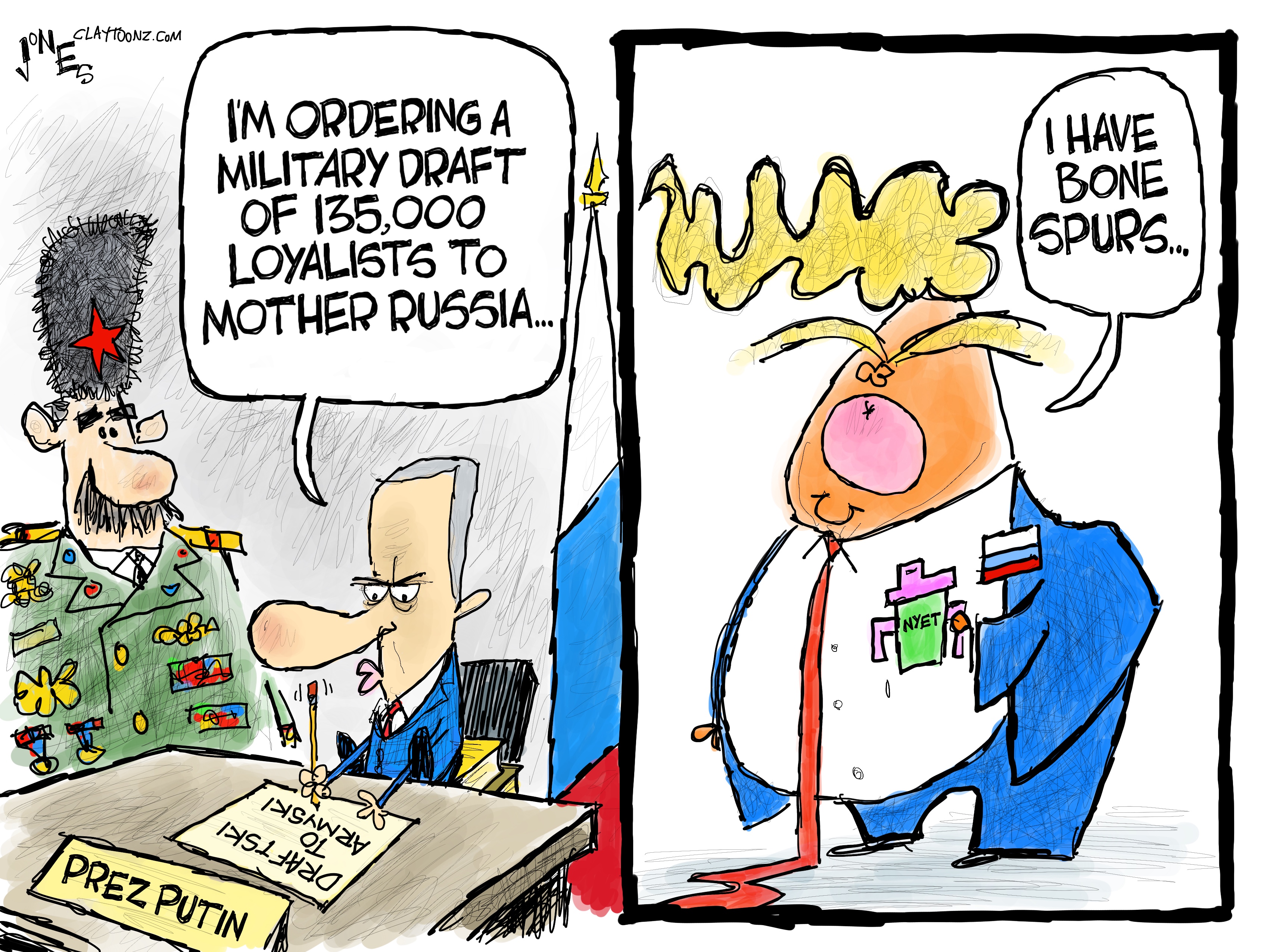 Political Cartoon.