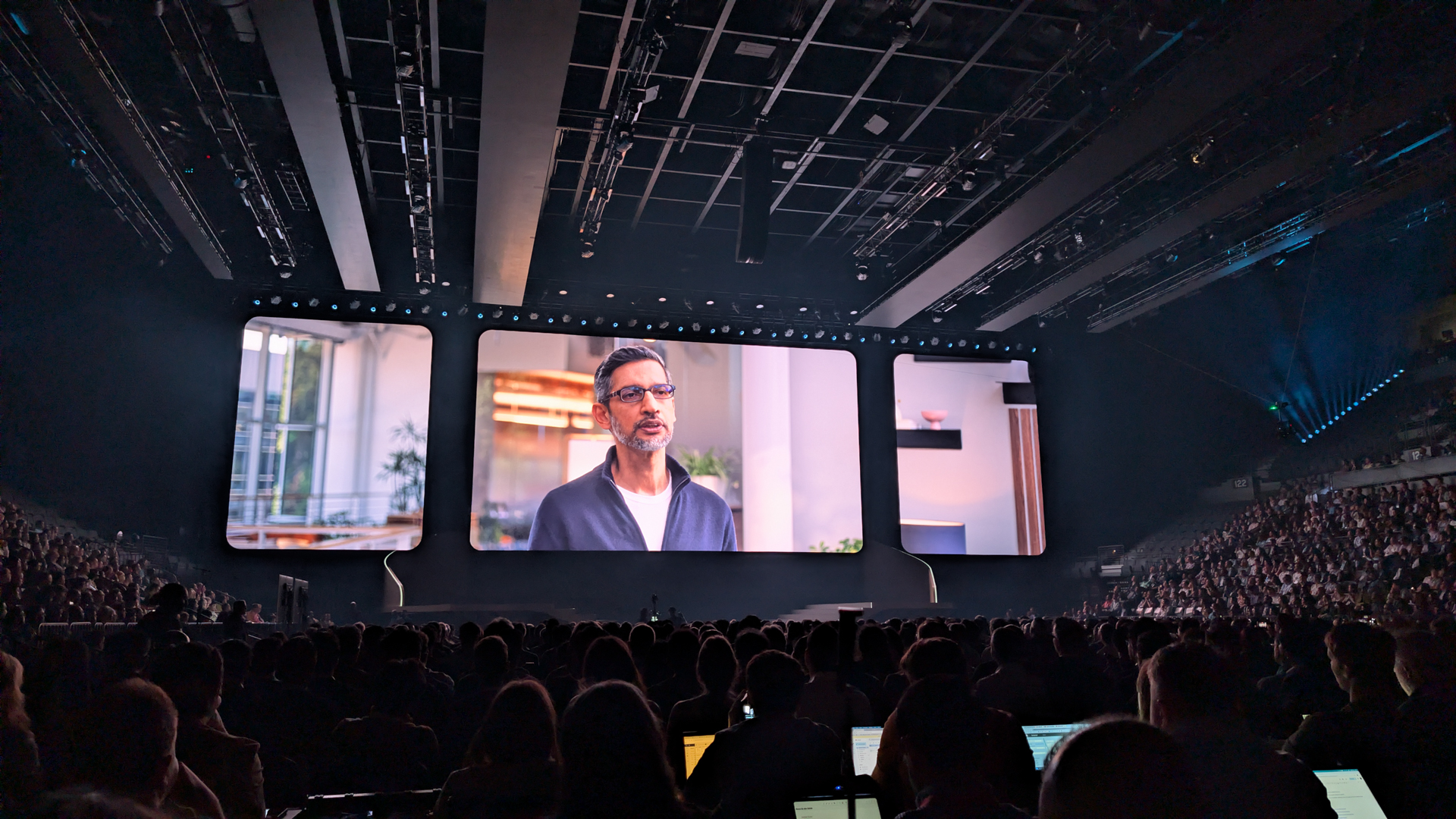 Sundar Pichai, CEO at Google, speaking via a pre-recorded video at the Google Cloud Next 2026 opening keynote.