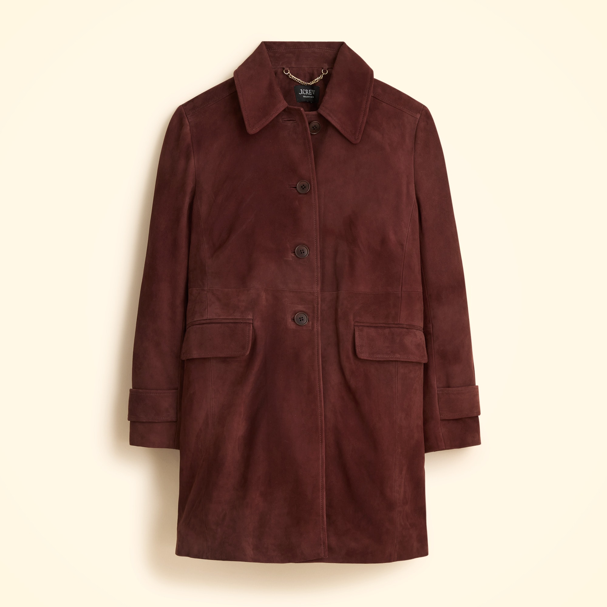 Collection Day Topcoat in Suede