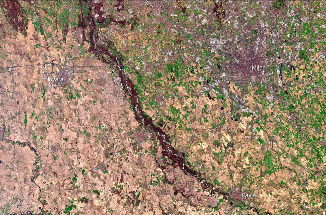 Drought in North Italy