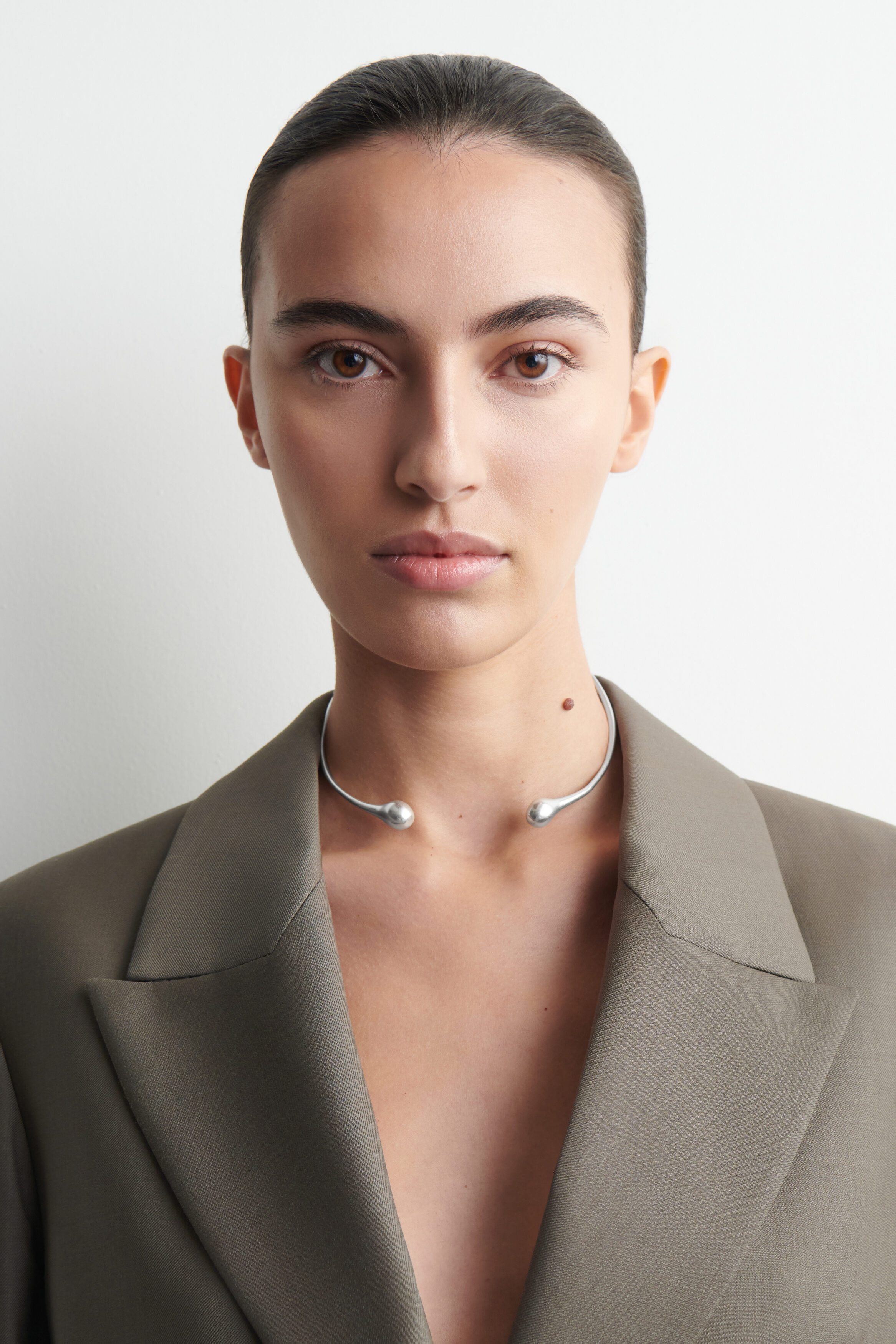 Teardrop Cuff Necklace