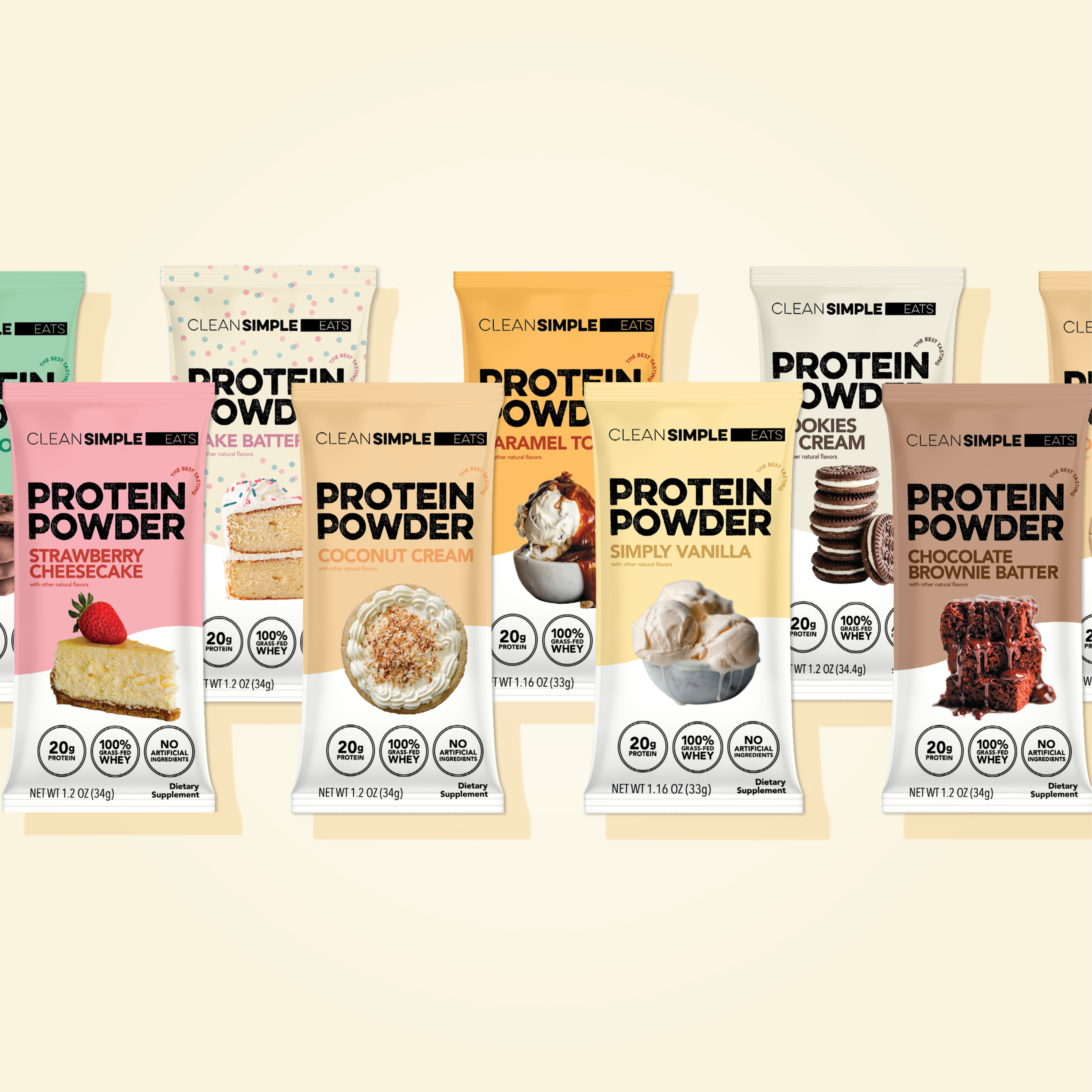 Protein Powder | 10-Flavor Variety Pack