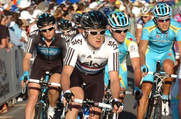 British national champion Geraint Thomas (Team Sky)