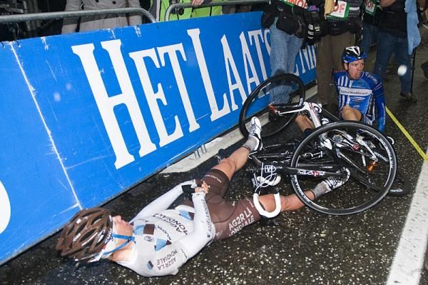 Boy Van Poppel (Unitedhealthcare Pro Cycling Team) on the ground