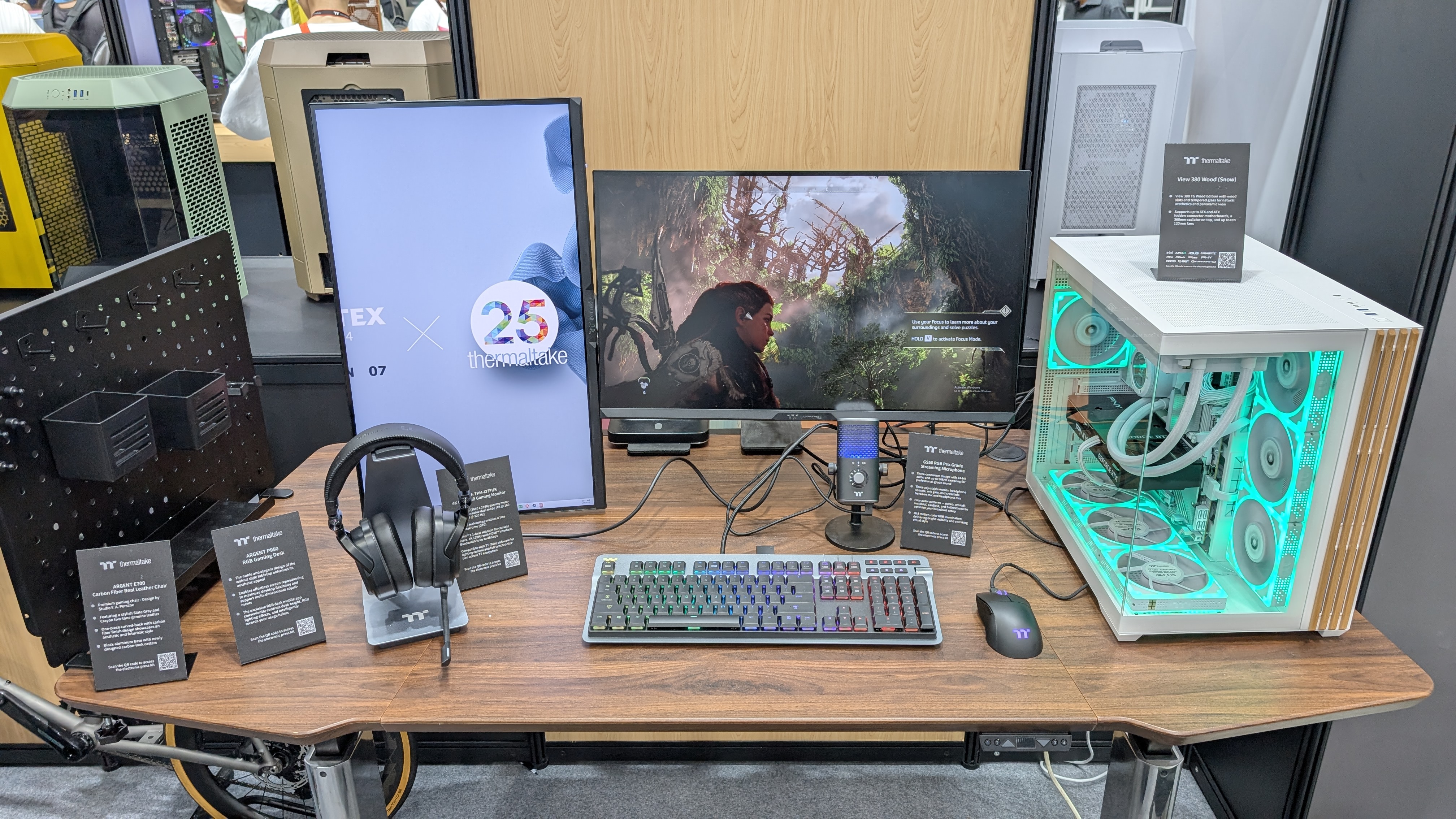 Thermaltake custom gaming build at Computex 2025