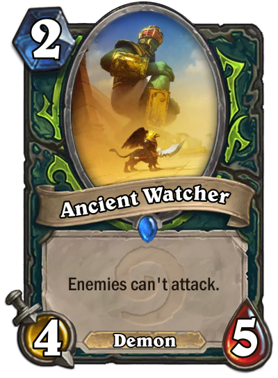 Hearthstone Custom Demon Hunter Card Community Fanmade Ancient Watcher