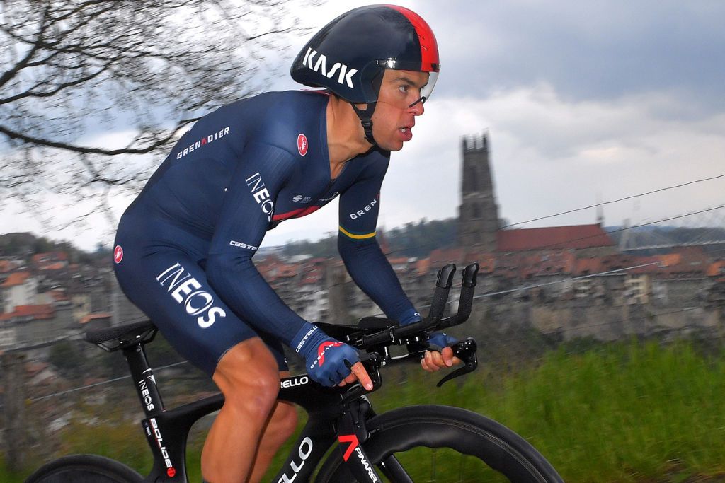 FRIBOURG SWITZERLAND MAY 02 Richie Porte of Australia and Team INEOS Grenadiers during the 74th Tour De Romandie 2021 Stage 5 a 1619km Individual Time Trial stage from Fribourg to Fribourg 614m ITT TDR2021 TDRnonstop UCIworldtour on May 02 2021 in Fribourg Switzerland Photo by Luc ClaessenGetty Images