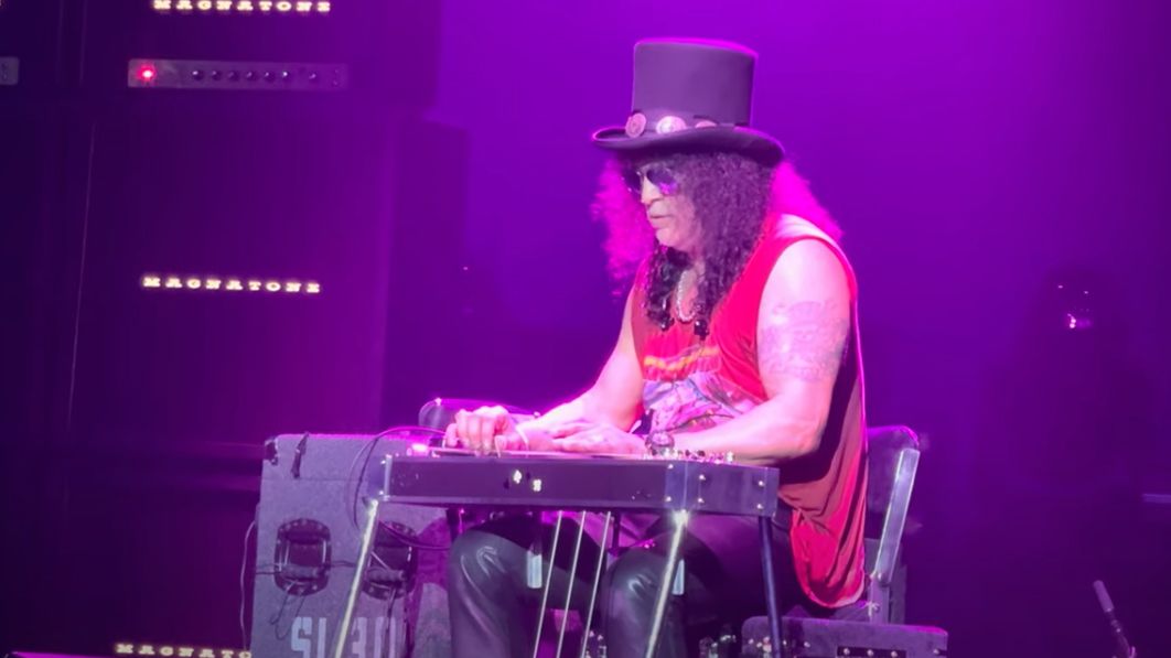 Slash onstage in 2024