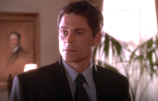 Sam Seaborn reacts on The West Wing.