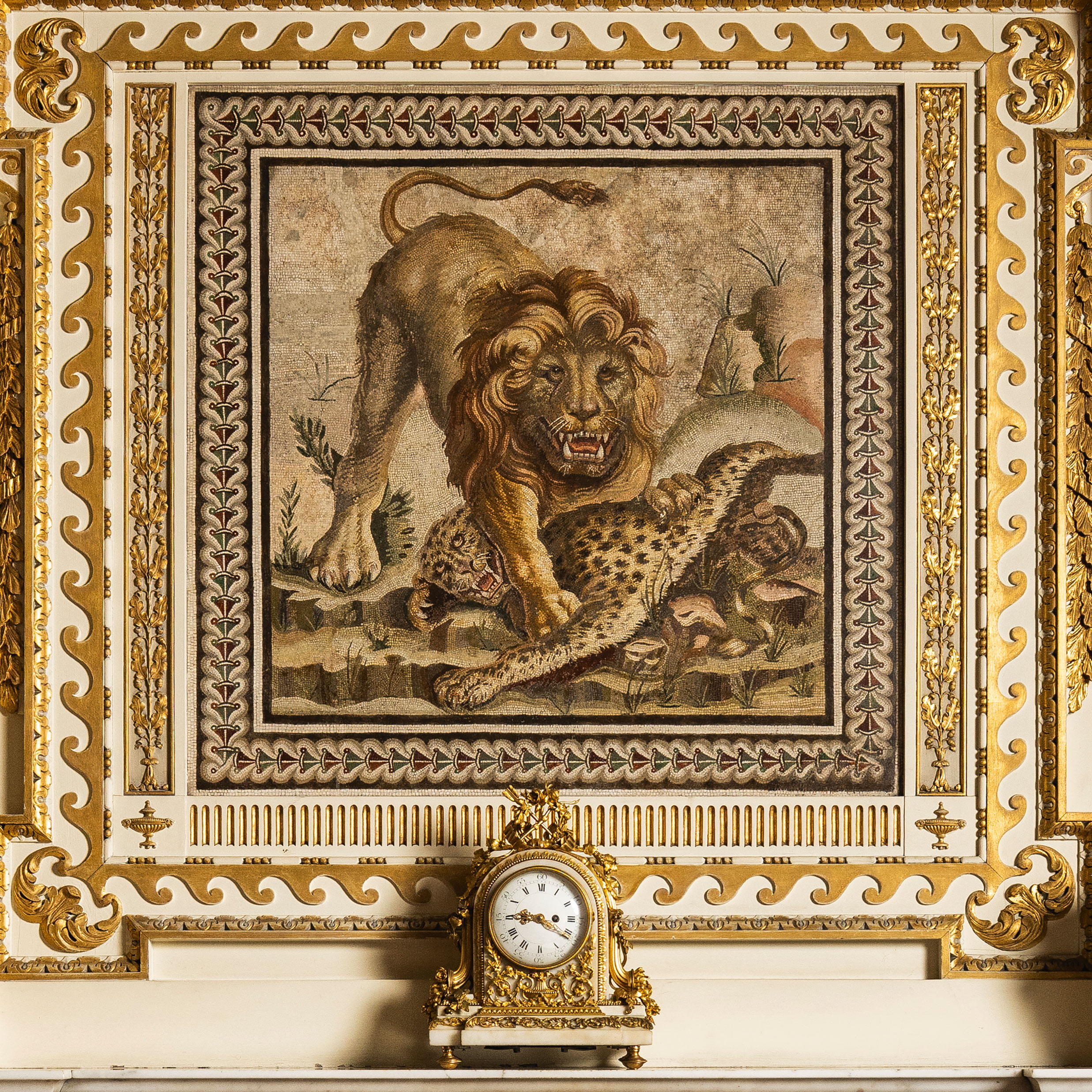 The micro mosaic at Holkham Hall