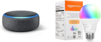 Amazon Echo Dot (3rd Gen) w/ free Smart Bulb: was $52 now $14 @ Amazon