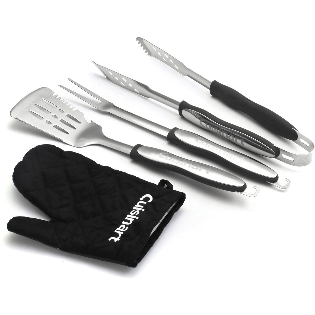 Cuisinart 3pc Grilling Tool Set With Grill Glove &amp;amp; Reviews | Wayfair