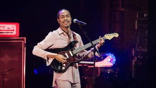 Steve Lacy performs at La Cigale on November 19, 2019 in Paris, France