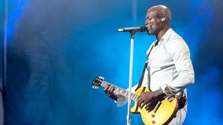 British singer Seal performs on stage during Starlite Occident 2023 at Cantera de Nagüeles on July 07, 2023 in Malaga, Spain