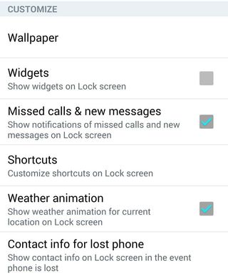 LG G3 lockscreen