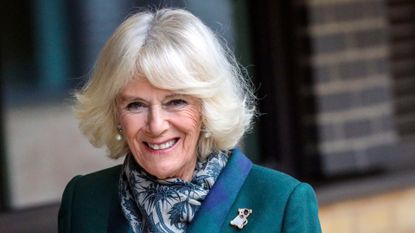 Duchess Camilla of Cornwall visits the Battersea Dogs and Cats Home 