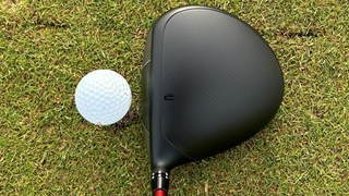 Photo of the address position of the Cobra DS-ADAPT MAX-K Driver