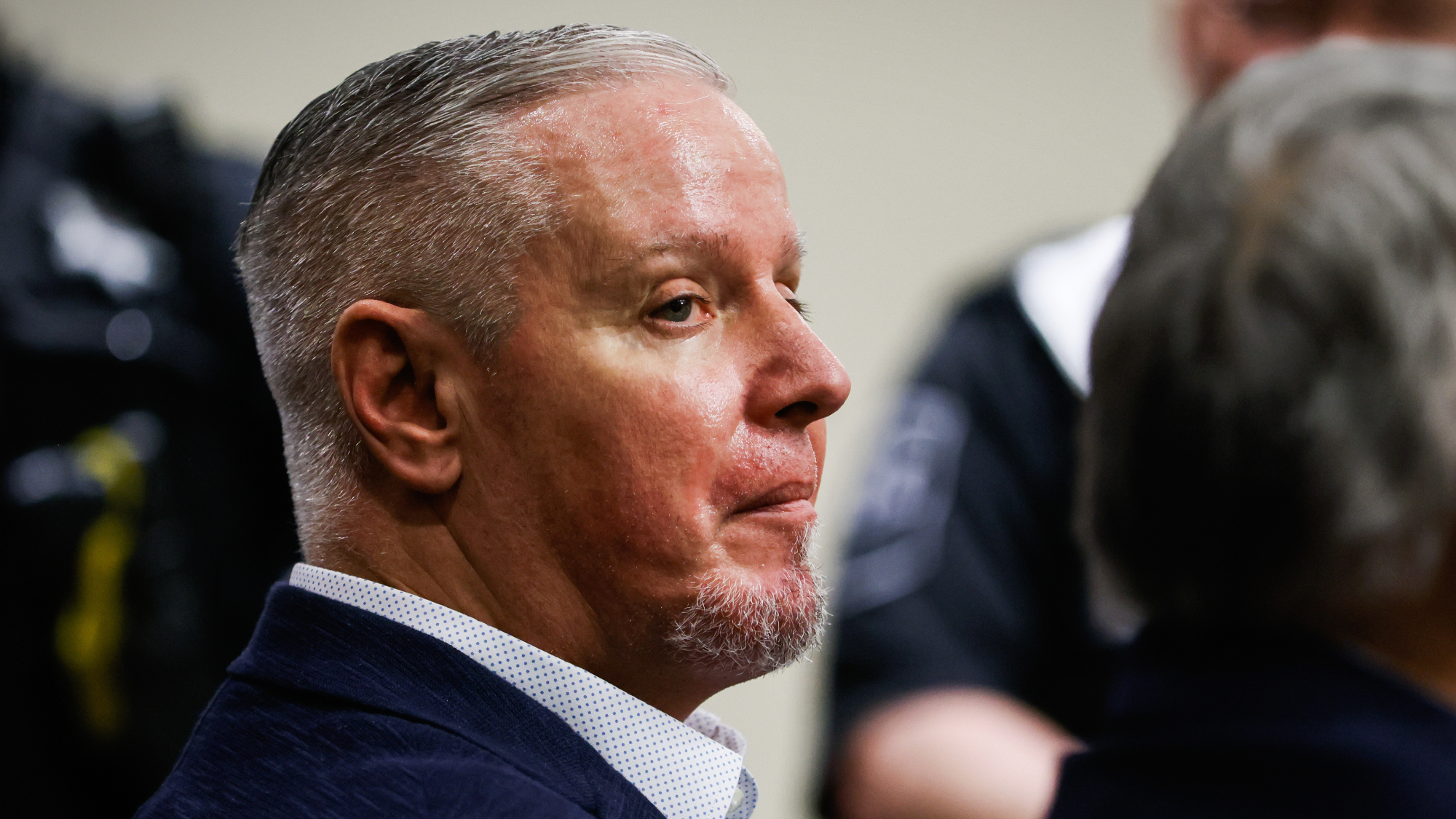 Colin Gray after being convicted of second-degree murder over his son's alleged mass school shooting