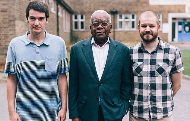 Trevor McDonald and the Killer Nurse - Pictured: Trevor McDonald (centre) with Michael Davidson (left) and Bradley Gibson (right) who escaped Allitt&#039;s clutches as babies